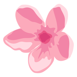 Pétalo de flor de orquídea plano Transparent PNG