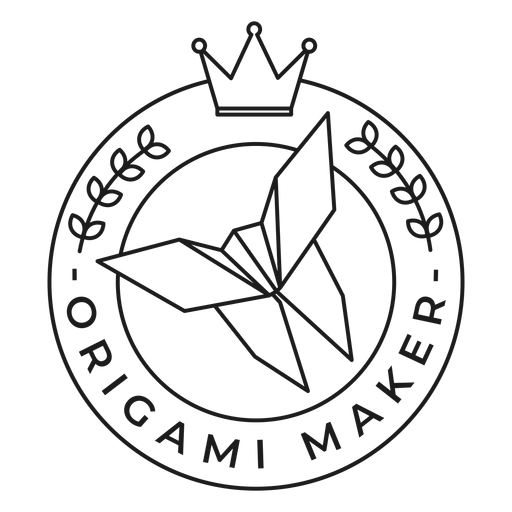 Curso de distintivo de coroa de papel fabricante Origami Desenho PNG