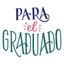 Pegatina Para El Graduado Diseño PNG