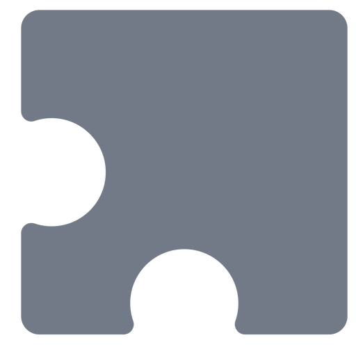 Piece detail puzzle silhouette