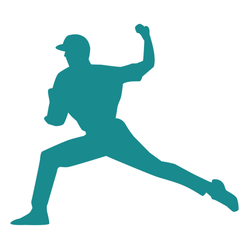 Player ball baseball player ballplayer silhouette PNG Design