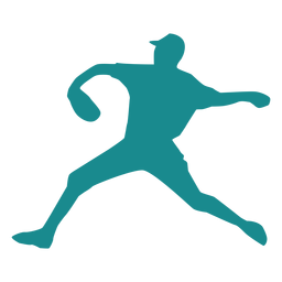 Player ballplayer baseball player cap bat silhouette PNG Design
