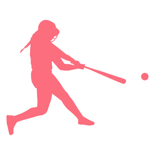 Jugador jugador de béisbol bate bola casco jugador de béisbol silueta Diseño PNG