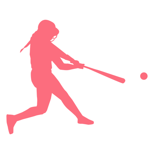 Diseño Png Y Svg De Jugador Jugador De Béisbol Bate Bola Casco Jugador De Béisbol Silueta Para 