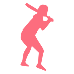 Silhueta de jogador de beisebol Desenho PNG