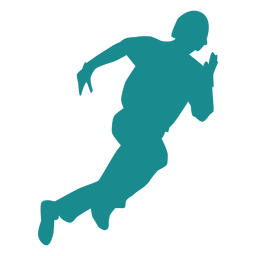 Player baseball player ballplayer running silhouette PNG Design