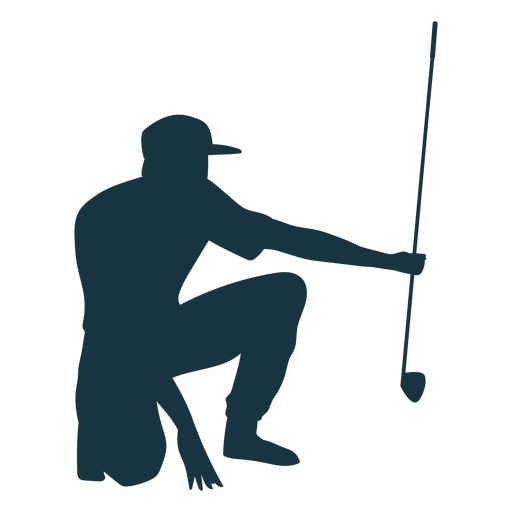 Player cap club t shirt trousers silhouette PNG Design