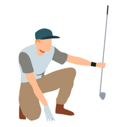 Player club t shirt cap glove flat PNG Design