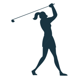 Jogador feminino saia clube boné cabelo silhueta rabo de cavalo Desenho PNG