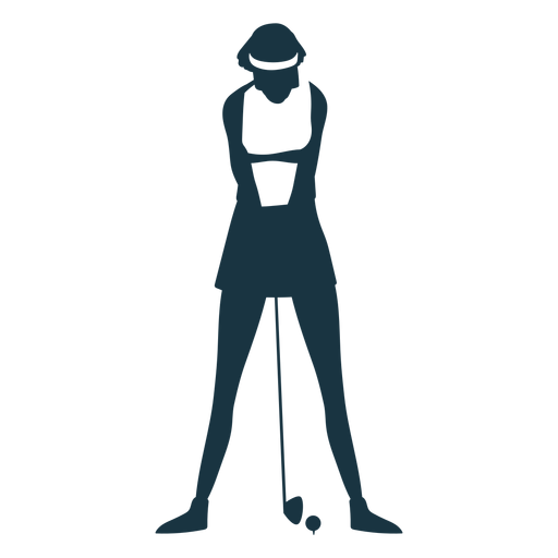 Player female hair cap shorts t shirt club ball detailed silhouette