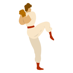 Player glove outfit flat PNG Design