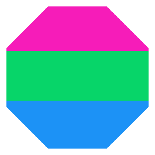 Polysexual octagon stripe flat - Transparent PNG & SVG ...