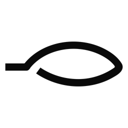 R mouth lip silhouette PNG Design
