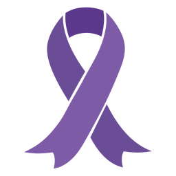Farbbandschlaufe flach PNG-Design