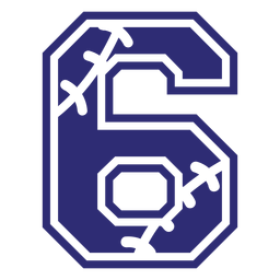 Silhueta de seis padrões Desenho PNG