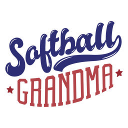 Adesivo de distintivo de vovó de softbol Desenho PNG