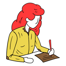 Desenho de papel de blusa de caneta de estudante Desenho PNG