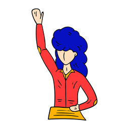 Esboço da resposta pronta do papel da camisa do aluno Desenho PNG