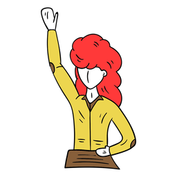 Desenho de resposta em papel para camisa de estudante Desenho PNG