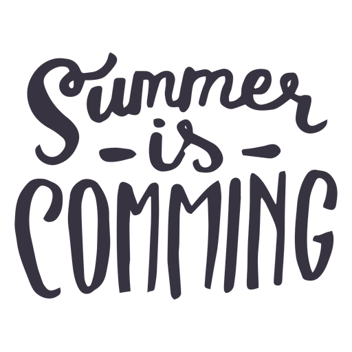 Summer is coming badge sticker PNG Design