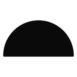 Silueta de pan de hogaza redonda T Diseño PNG