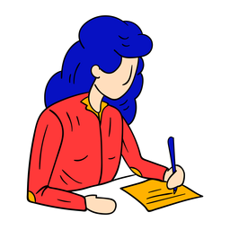 Teacher blouse paper pen sketch