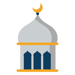 Halbmondwohnung der Turmmoscheekuppel PNG-Design