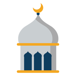 Torre cúpula de la mezquita plana