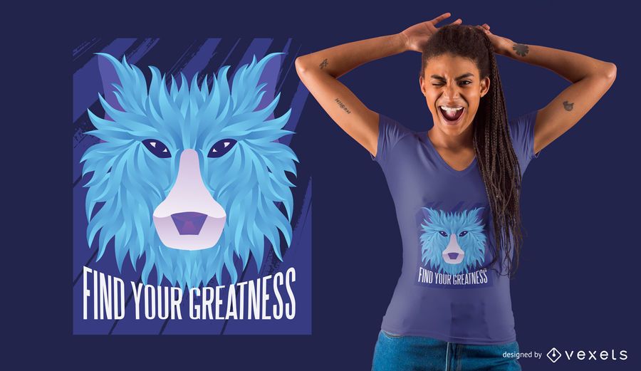 Polygonal gradient wolf t-shirt design Polygonal gradient wolf t-shirt design