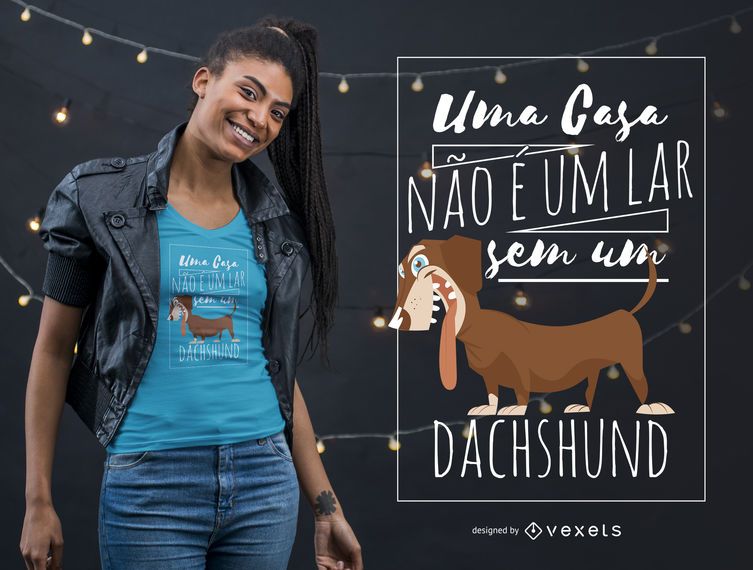 Dachshund home t-shirt design Dachshund home t-shirt design