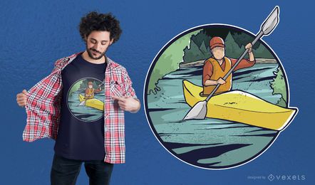 Kayaking t-shirt design Kayaking t-shirt design