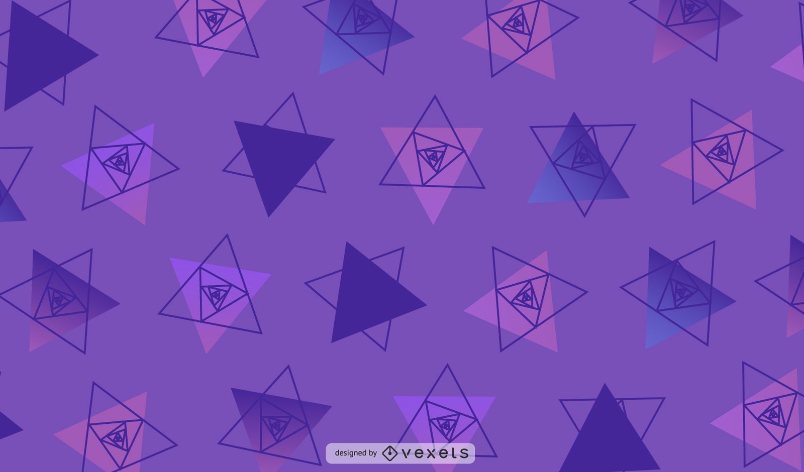 Geometric Triangle Background Illustration