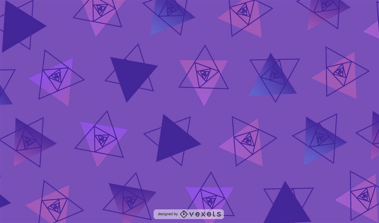 Ilustração de fundo de triângulo geométrico