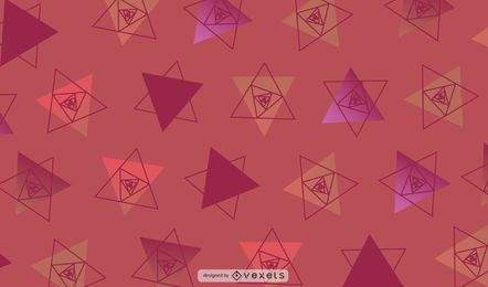 Red Geometric Triangles Illustration Red Geometric Triangles Illustration