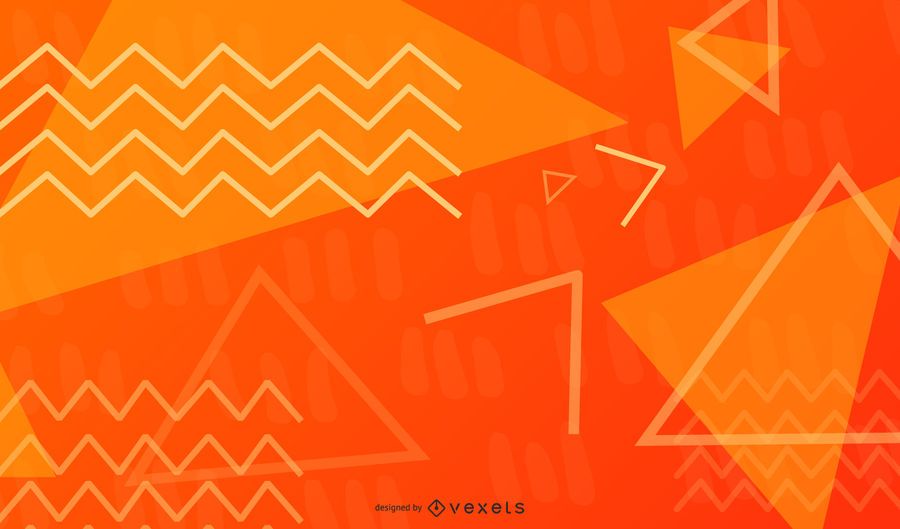 Ilustração geométrica triângulo e zig-zag Ilustração geométrica triângulo e zig-zag