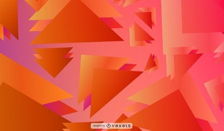 Overlapped triangles background design
