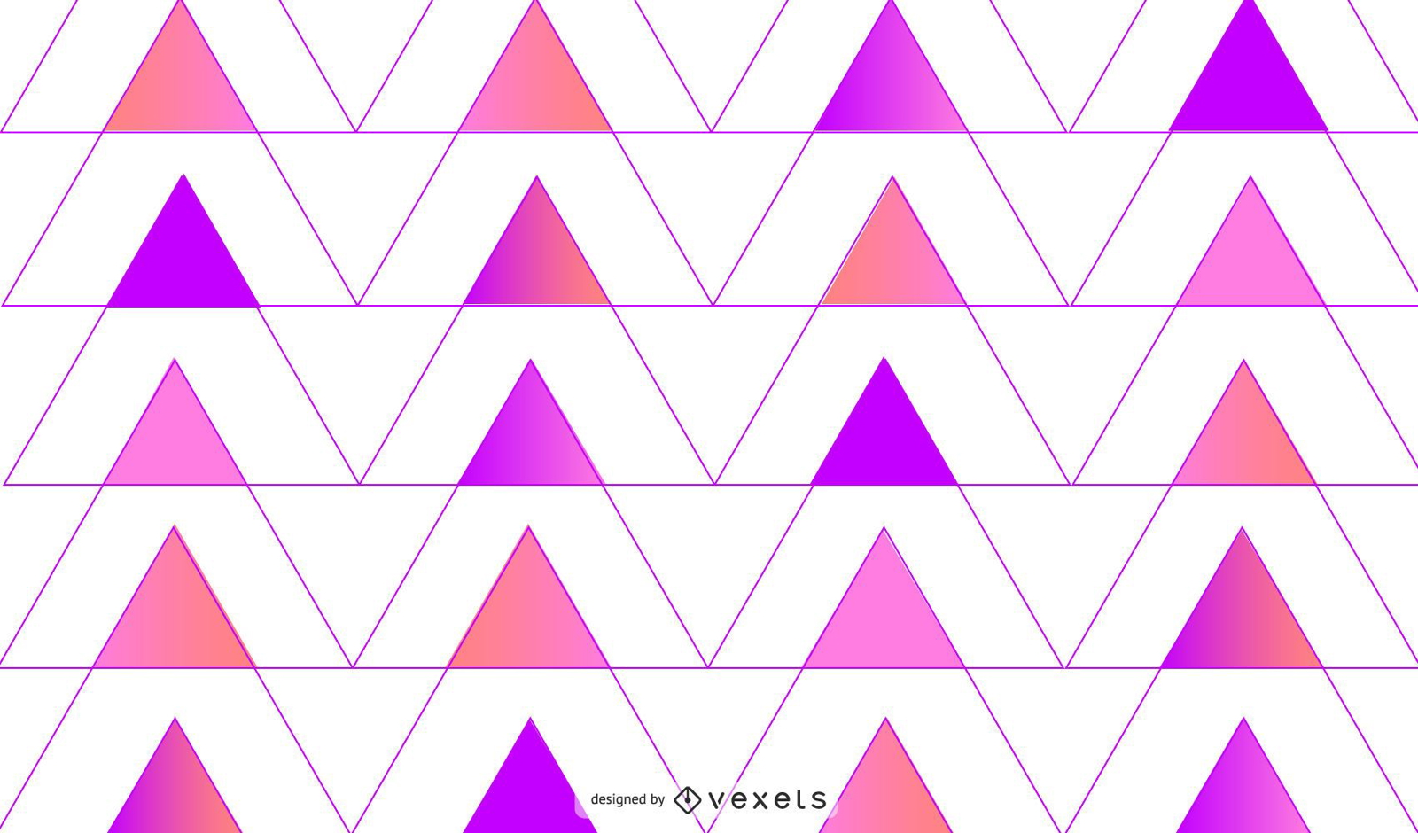 Fondo geométrico triángulos rosa púrpura