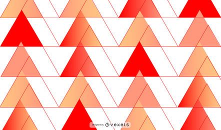 Desenho de fundo de triângulos vermelhos