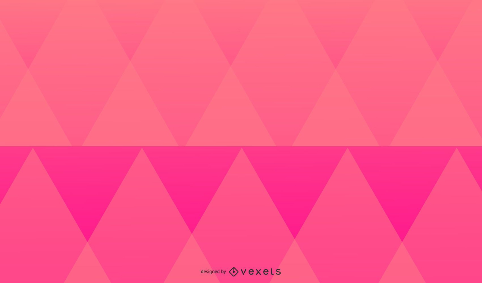 Pink triangles background design