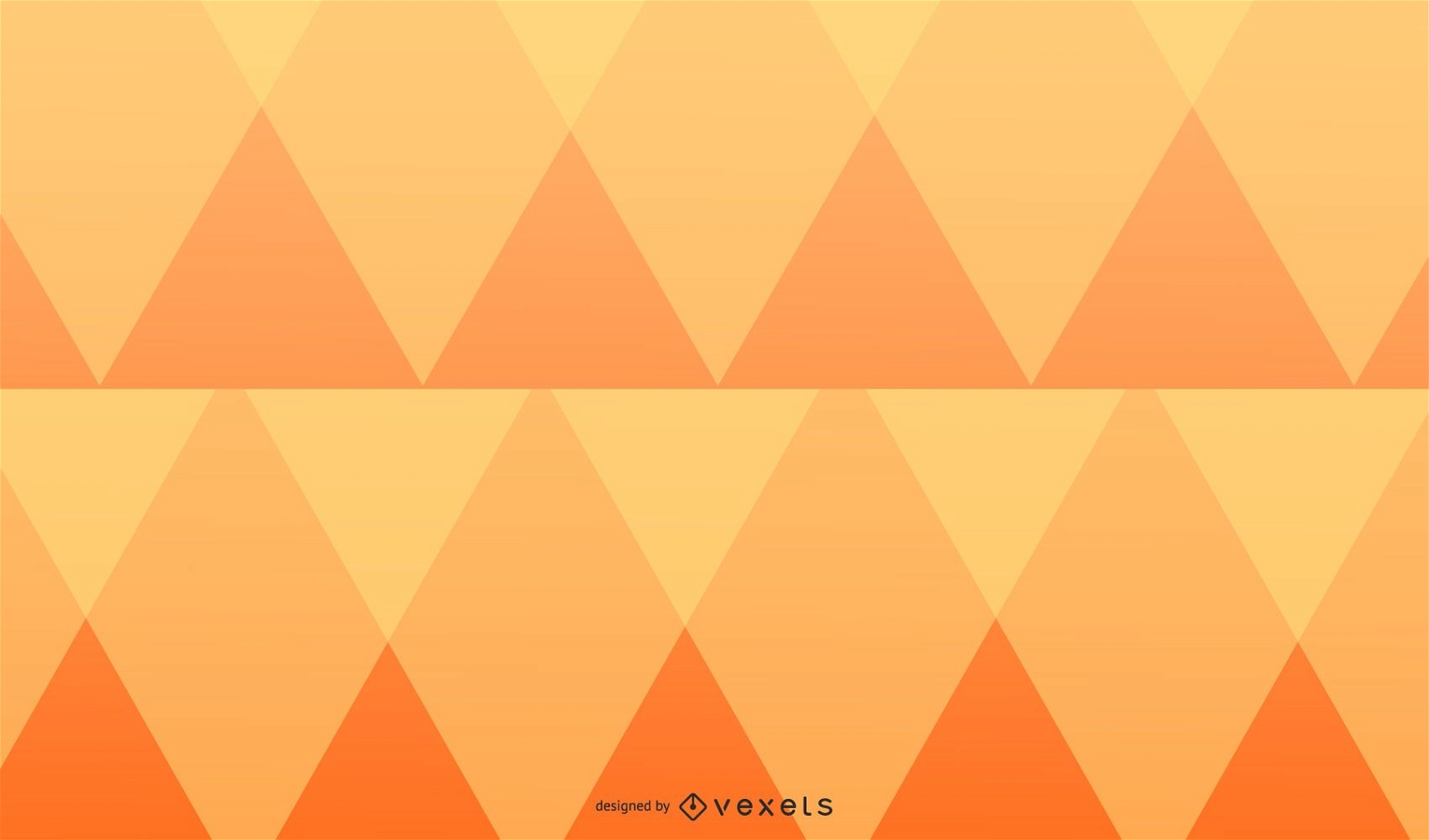 Orange Diamanten Hintergrunddesign