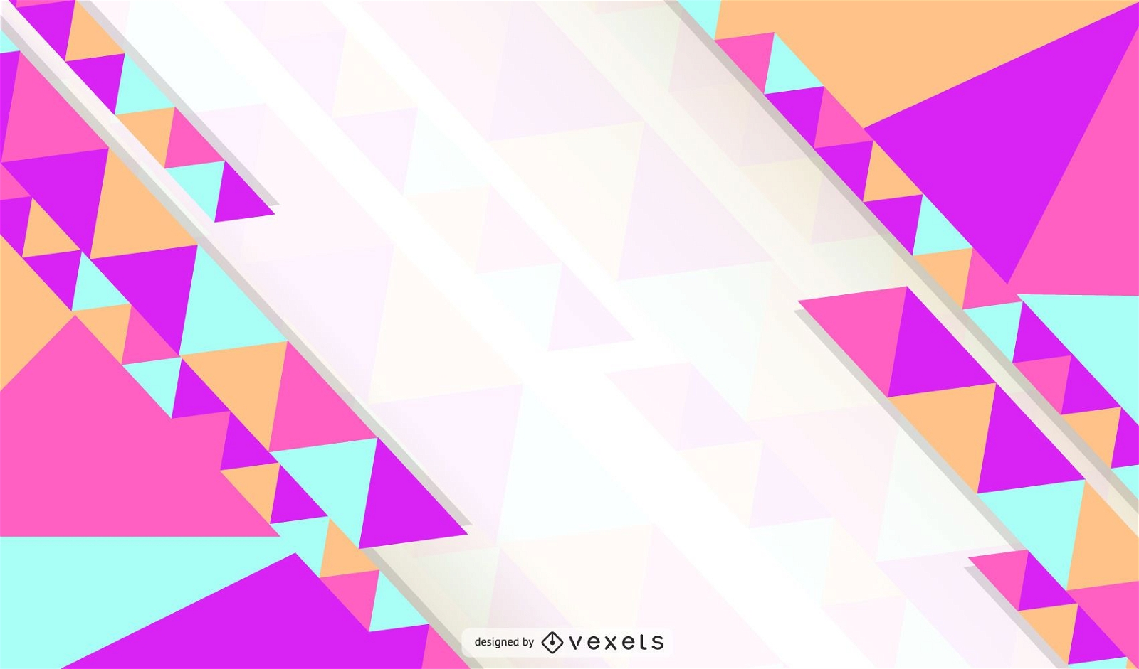 Mehrfarbiges abstraktes Dreieck-Hintergrundbild