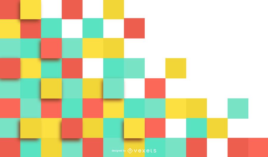 Colorful Square Tile Background Design Colorful Square Tile Background Design