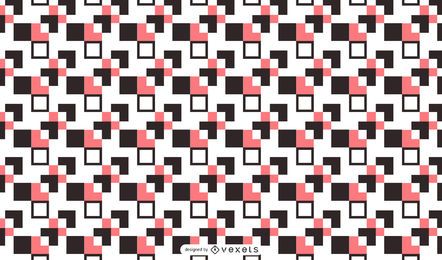 Fundo de padrão quadrado abstrato