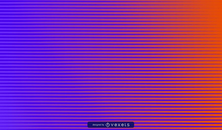 Blue to orange striped background Blue to orange striped background