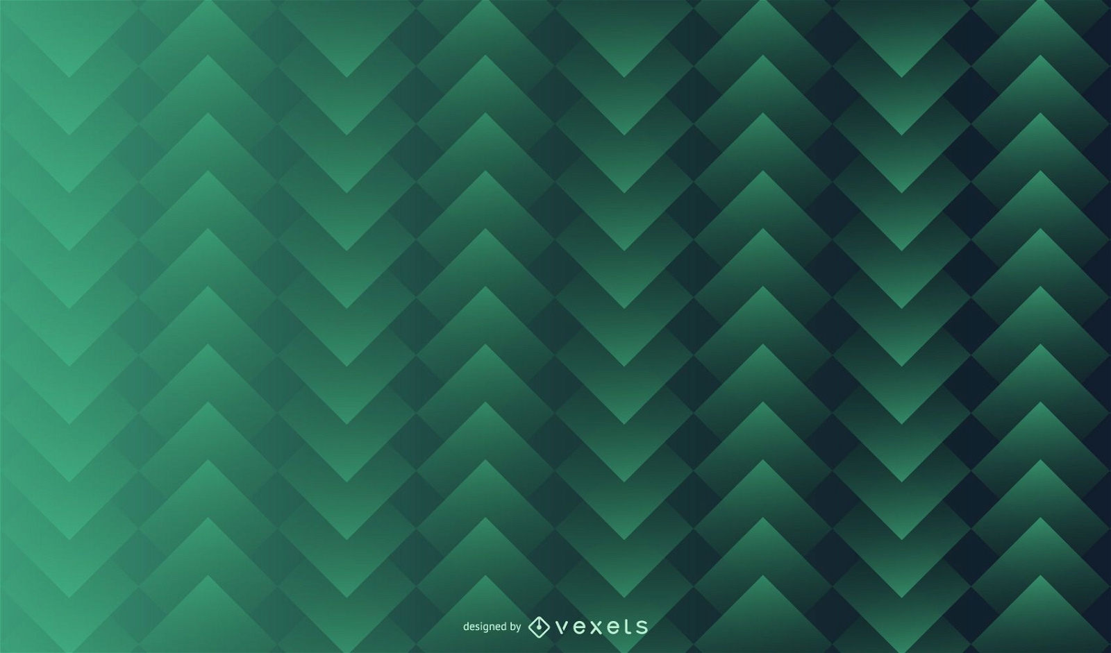 Green Square Pattern Background Design