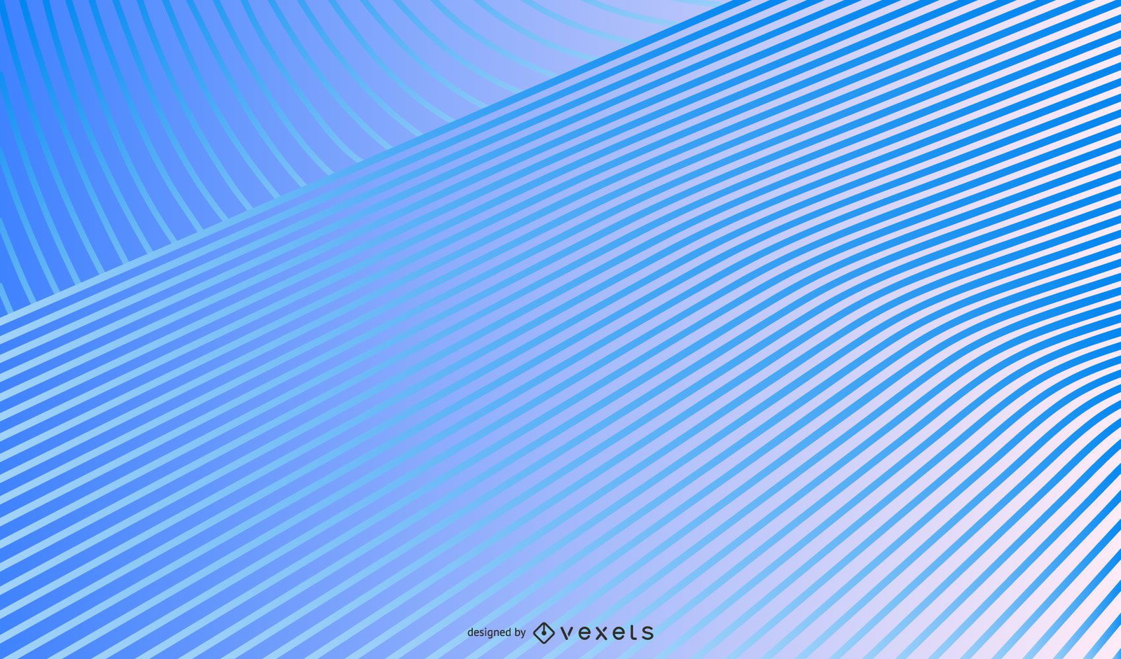 Blue gradient lines background design