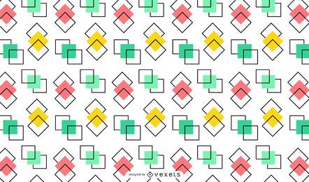 Overlapped colorful squares background design Overlapped colorful squares background design