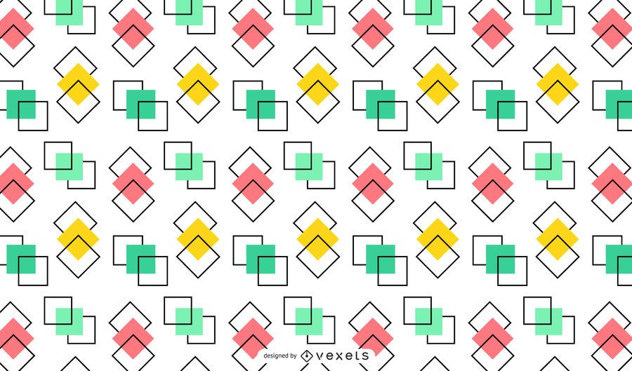 Overlapped colorful squares background design Overlapped colorful squares background design