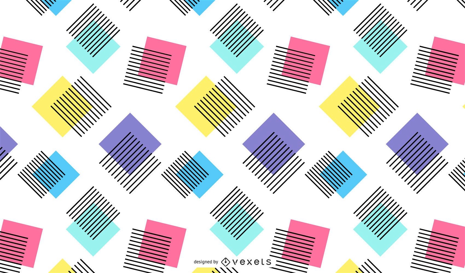 Colorful squares abstract background design