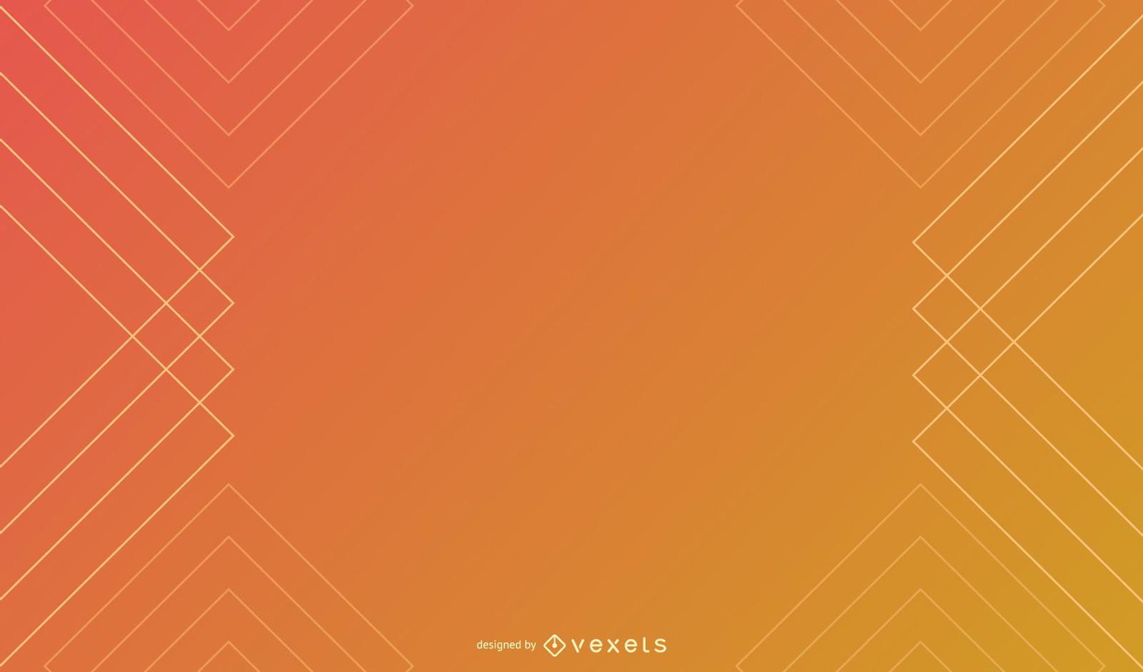 Abstract gradient orange background